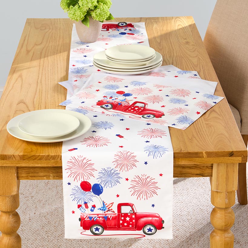 Memorial Truck Table Runner