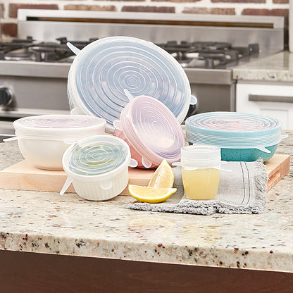 Reusable Stretch Lids Set of 6