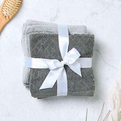 6-Pc. Grey Washcloth Set