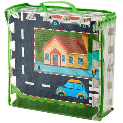 City Road Puzzle Play Mat - Ultimate Imaginative Playground for Kids 12 Pc.
