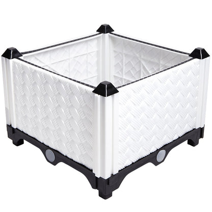 Planter Garden Plastic 12 Inch Raised Self Watering Black Or White
