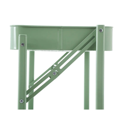 3-Tier Rolling Metal Storage Organizer Mobile Utility Cart