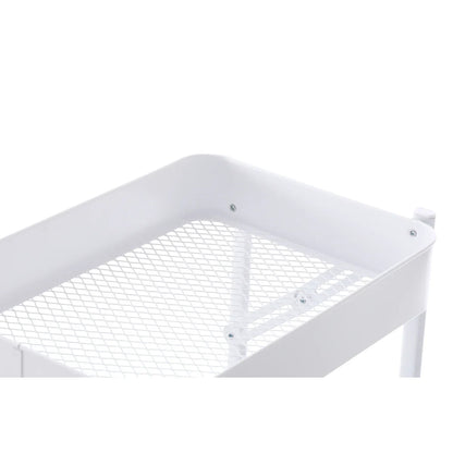 3-Tier Rolling Metal Storage Organizer Mobile Utility Cart