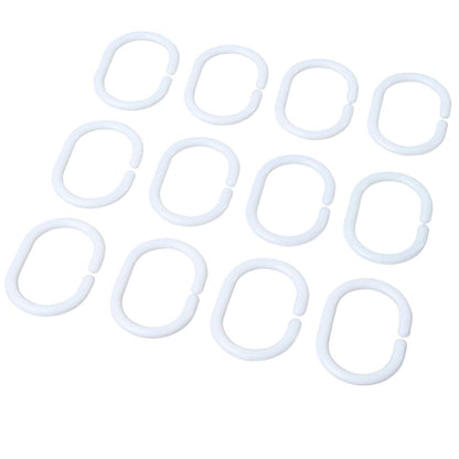 Memory Foam Bath Rugs and Shower Curtain Complete 16-Pc Set Gingerbread