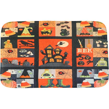 Halloween Patchwork Bath Decor 16-Pc. Set