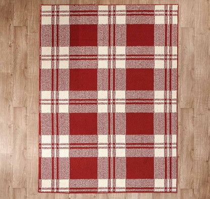 Plaid Decorative Rug Collection