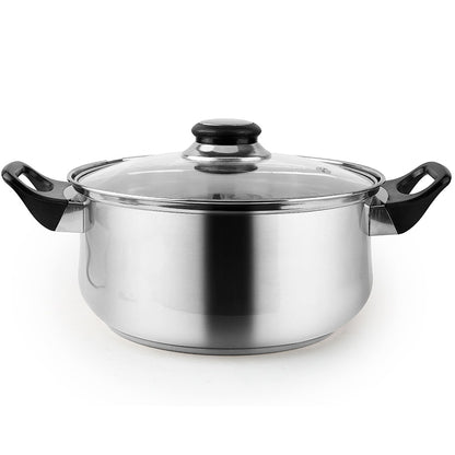 Stainless Steel Cookware Set with Utensils - 17-Pc.