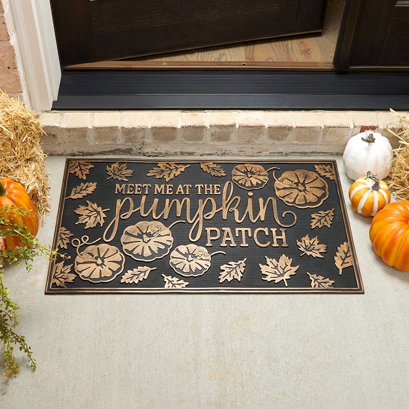 Pumpkin Patch Rubber Doormat or Set of 2 Rubber Stair Treads#select-item_rubber-doormats