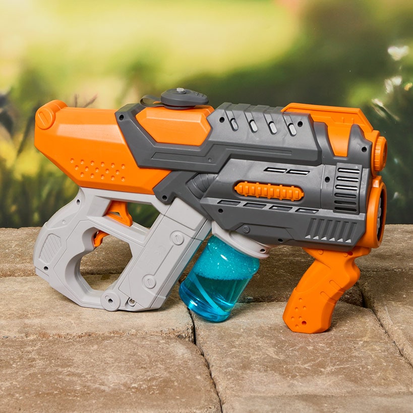 2-In-1 Water and Bubble Gun - Powerful Water Blaster and Bubble Maker