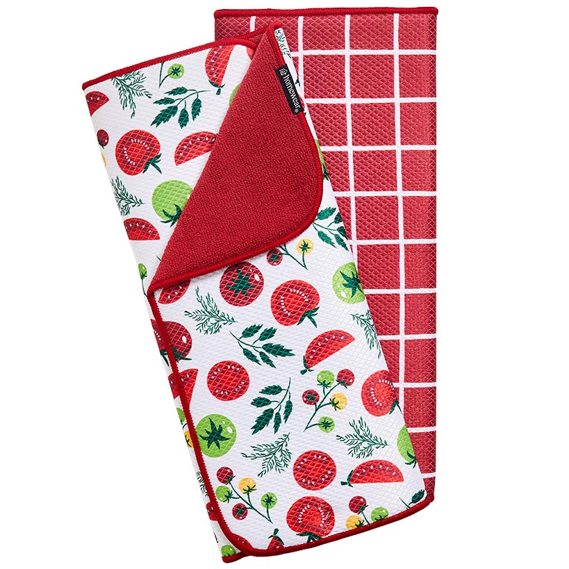2-Pk Microfiber Dish Drying Mats