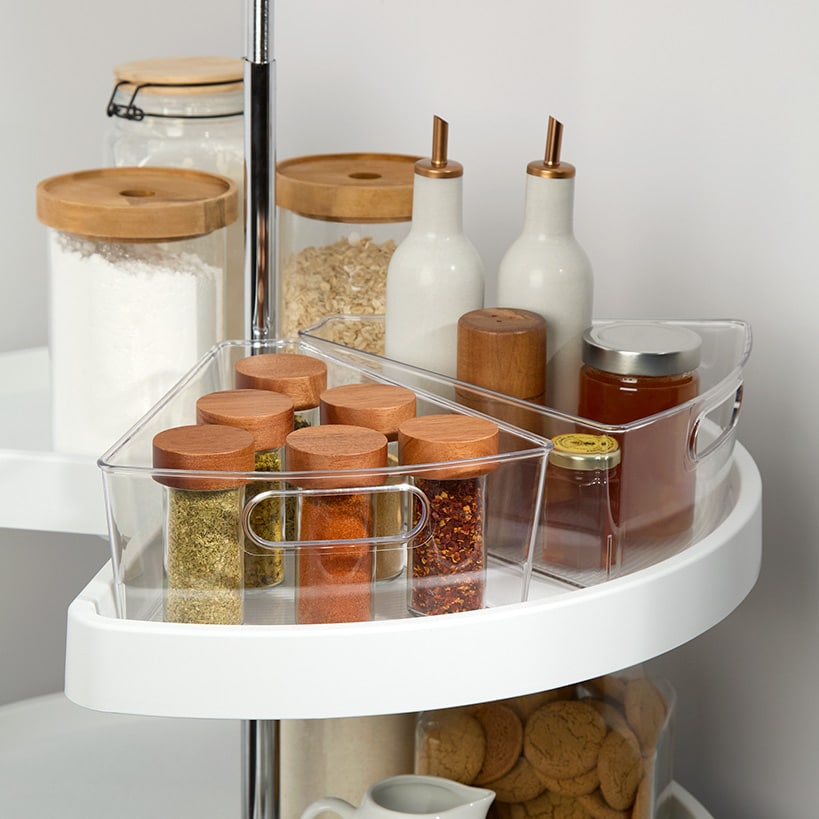 2-Pk. Lazy Susan Bins
