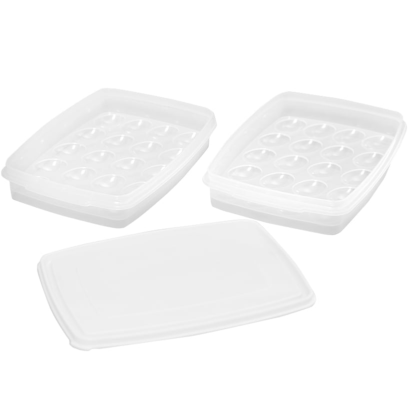 Food Storage Container for Deviled Eggs - 2-Tiers