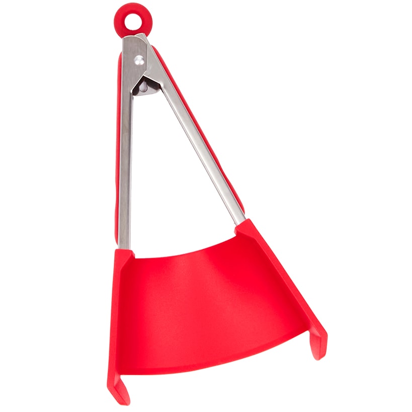 Kitchen 2-in-1 Spatula and Tong - Flip, Grab, and Scoop