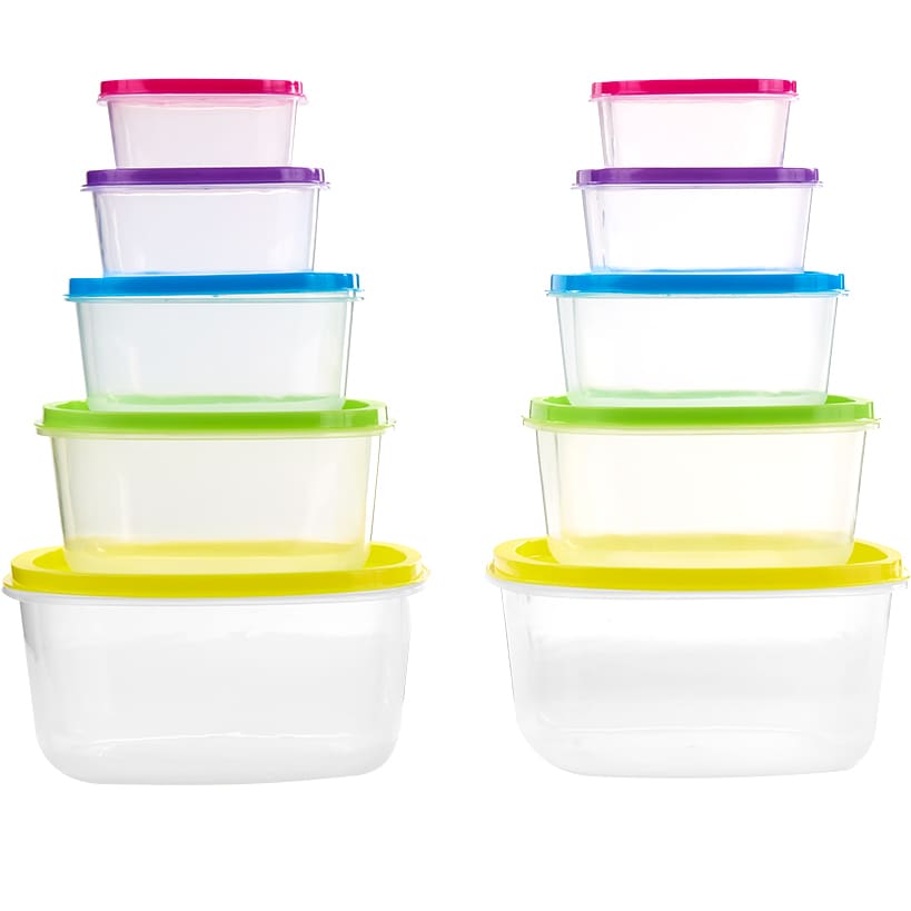 Food Storage Containers Set for Meal Prep - 20-Pc.
