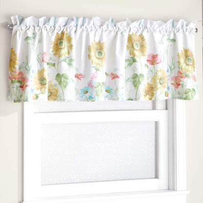 Farm Fresh Flowers Valance, Bath Rug or Shower Hooks Set of 12