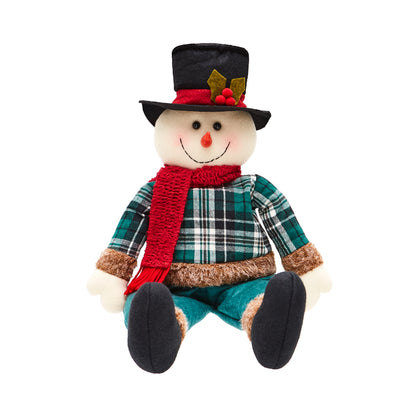 20" Poseable Plush Snowman