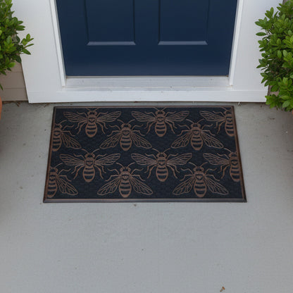 Bees Rubber Doormat