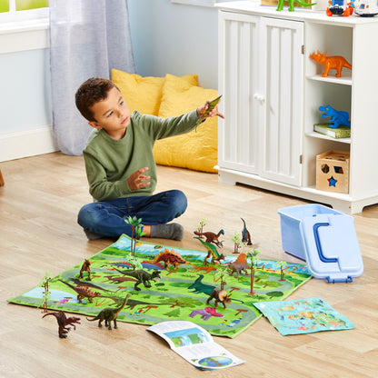 Meigo Dino Park Playset With Figures And Tub