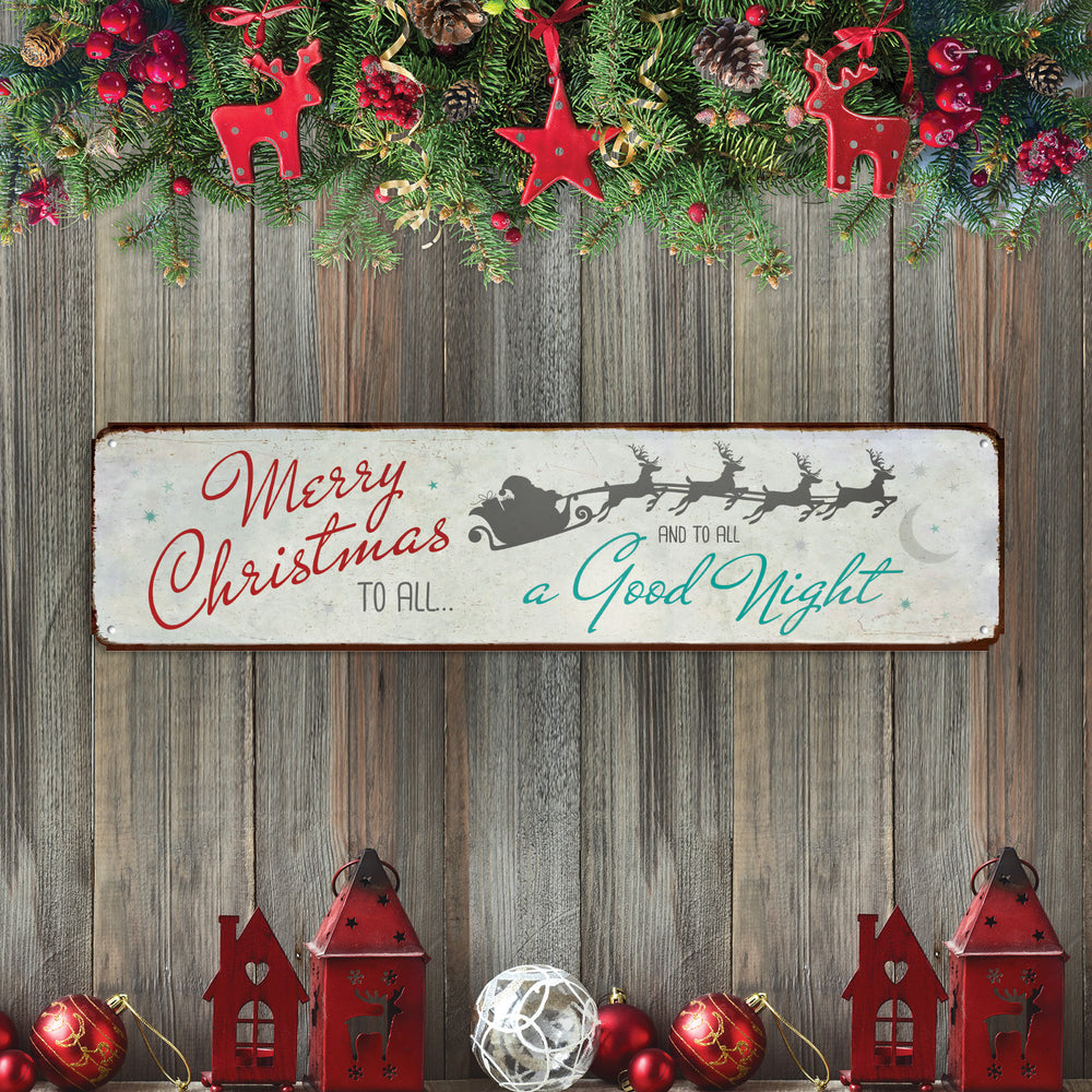 Festive Christmas Street Sign – The Lakeside Collection