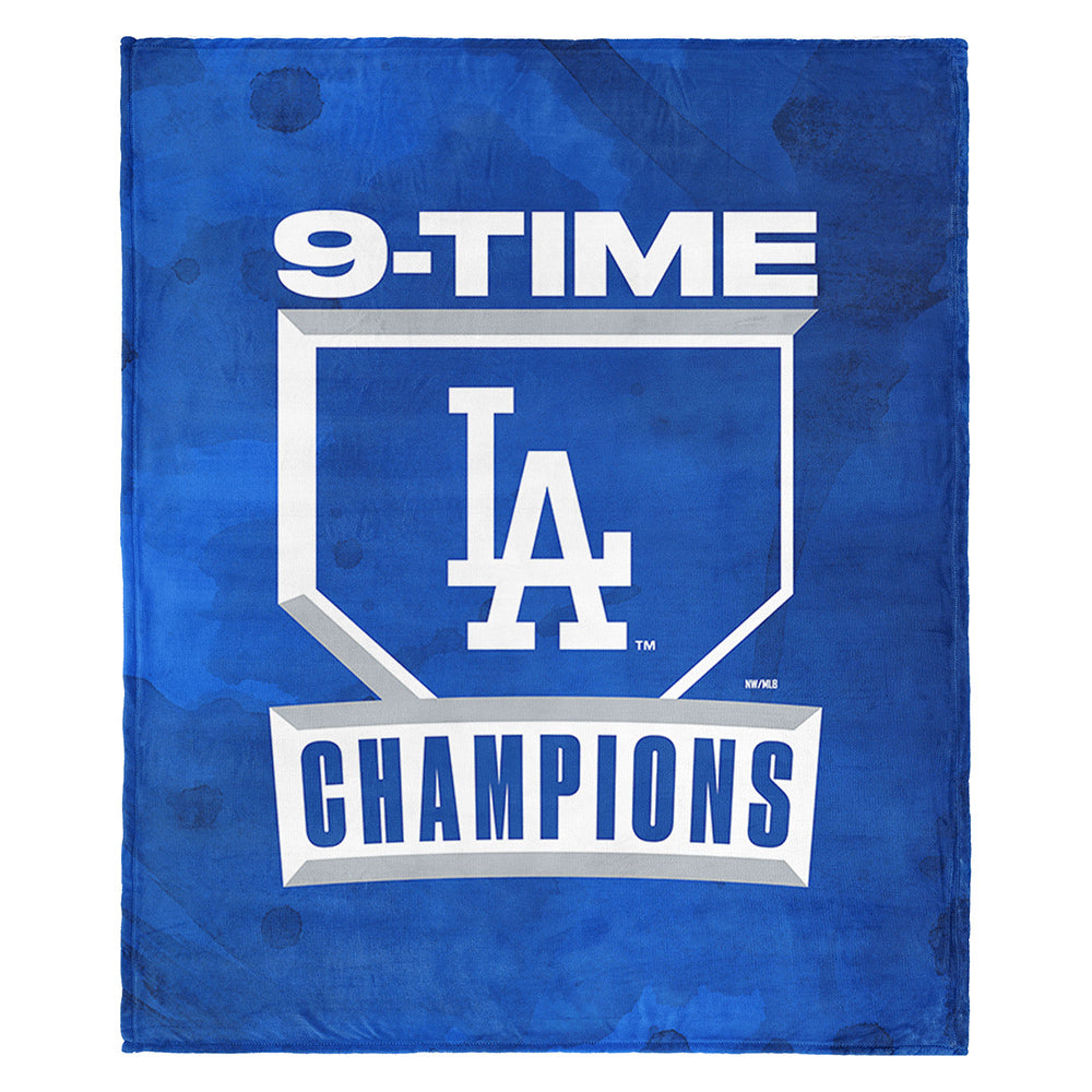 2025 MLB World Series LA Dodgers Silk Touch Throw Blanket