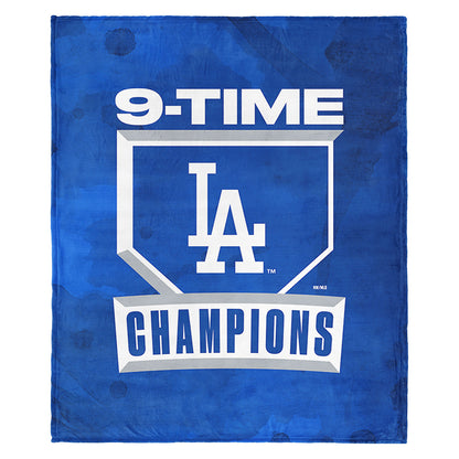 2025 MLB World Series LA Dodgers Silk Touch Throw Blanket
