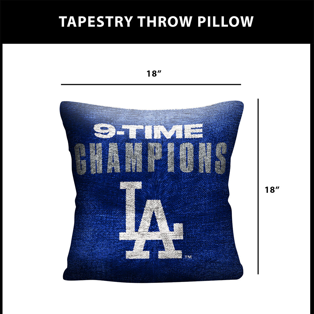 2025 MLB World Series LA Dodgers Tapestry Pillow