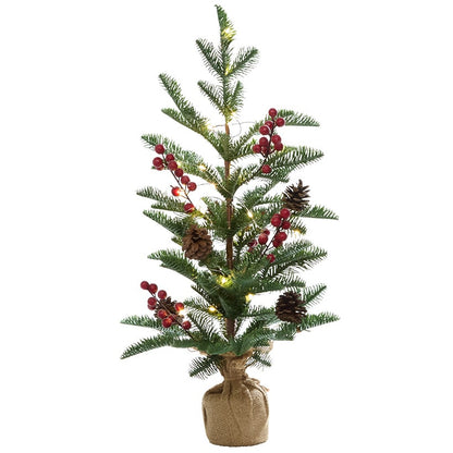 Lighted Country Pencil Pine Tree