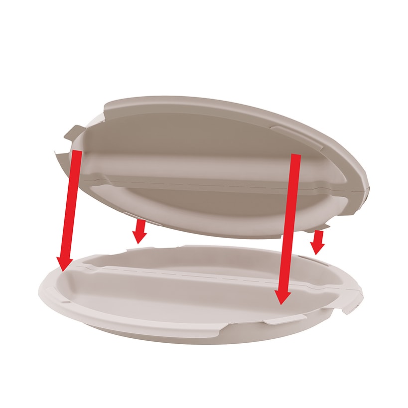 25-Pk. Foldable Perfect Plate