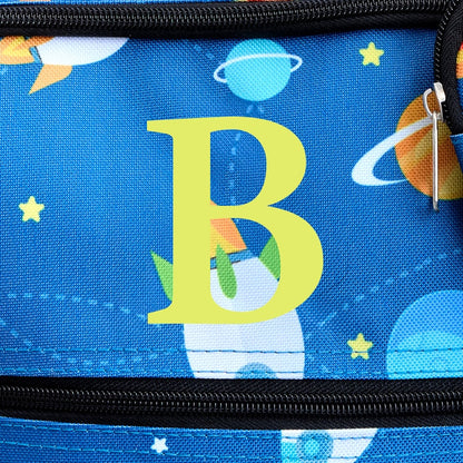 Lakeside Kids' Monogrammed Space-Themed Luggage 3 Piece Set Lakeside Kids' Monogrammed Space-Themed Luggage 3 Piece Set