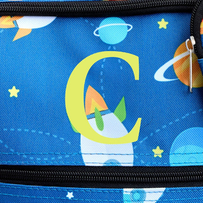Kids' Monogrammed Space-Themed Luggage 3 Pc. Set