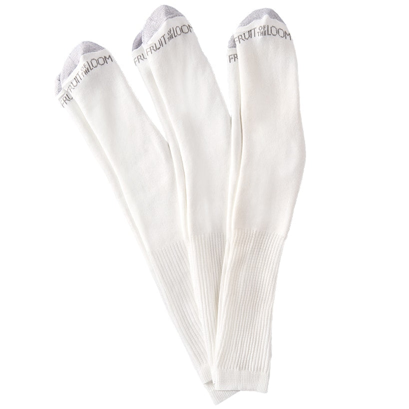 Fruit of the Loom Men's Crew Socks 3 Pack