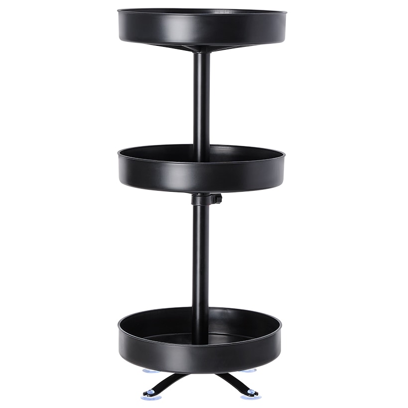 Kitchen Rotating Storage Rack - 1-Tier, 2-Tier, 3-Tier