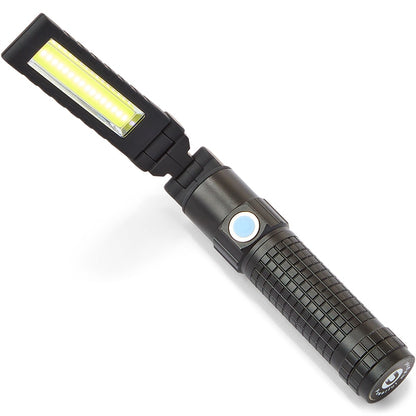 Multifunctional 3-In-1 LED COB Flashlight - Magnetic, USB Rechargeable