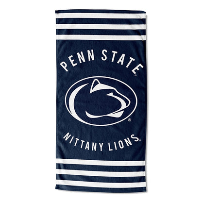 NCAA Striped Beach Towel 30"x60"