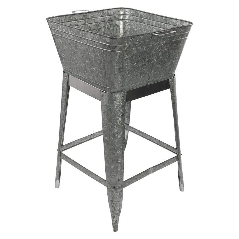 32" Galvanized Metal Cooler