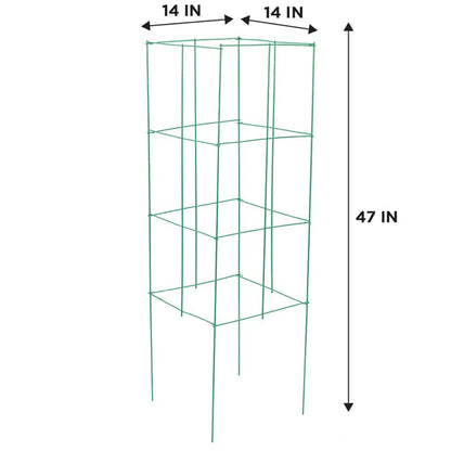 Set of 3 47" Tomato Towers