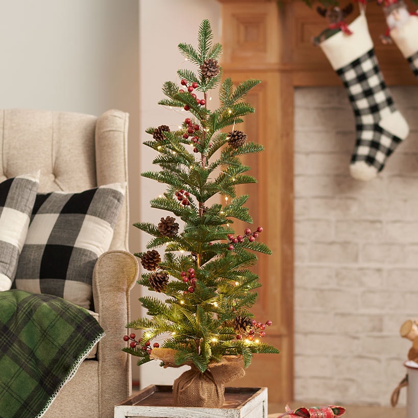 Lighted Country Pencil Pine Tree#select-size_36"
