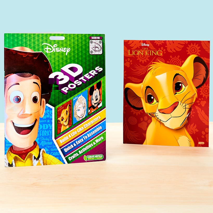 Licensed 3D Kids Activity Books - Filled with Puzzles & Coloring Fun#select-book_disney