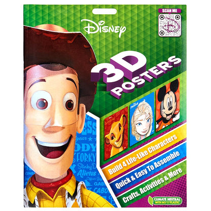 Licensed 3D Kids Activity Books - Filled with Puzzles & Coloring Fun