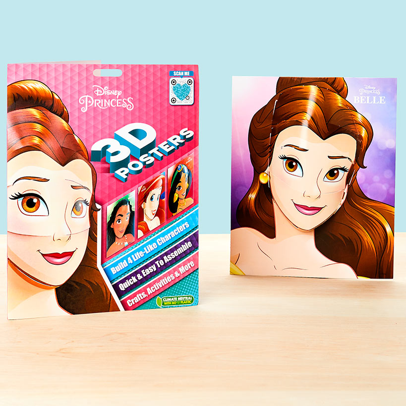 Licensed 3D Kids Activity Books - Filled with Puzzles & Coloring Fun#select-book_princess