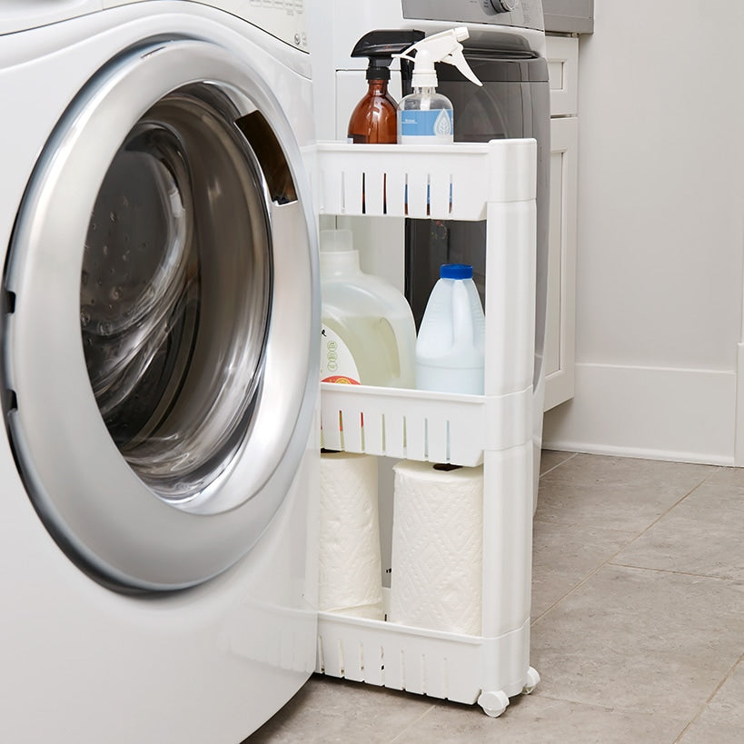 Slim Utility Kitchen Storage Cart with Wheels#select-cart_3-tier
