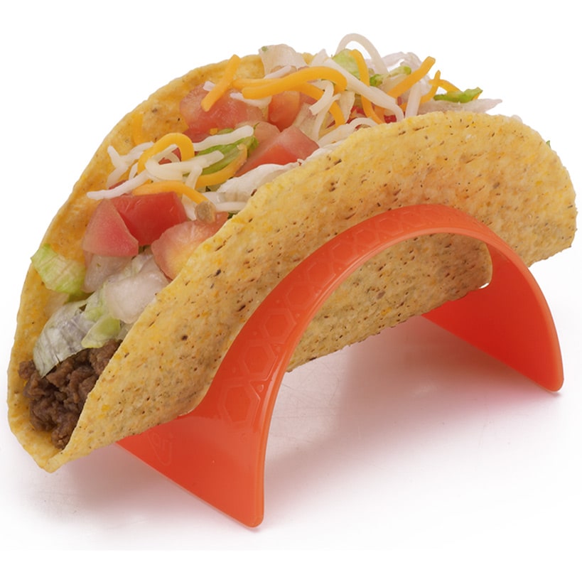 Set of 4 Taco Stands for Soft- and Hard-Shell Tacos