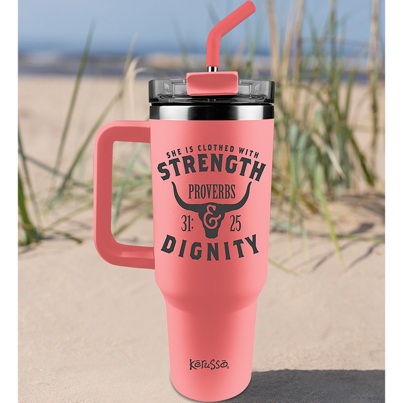40-Oz Blessed and Refreshed Tumbler#select-item_strength-&-dignity