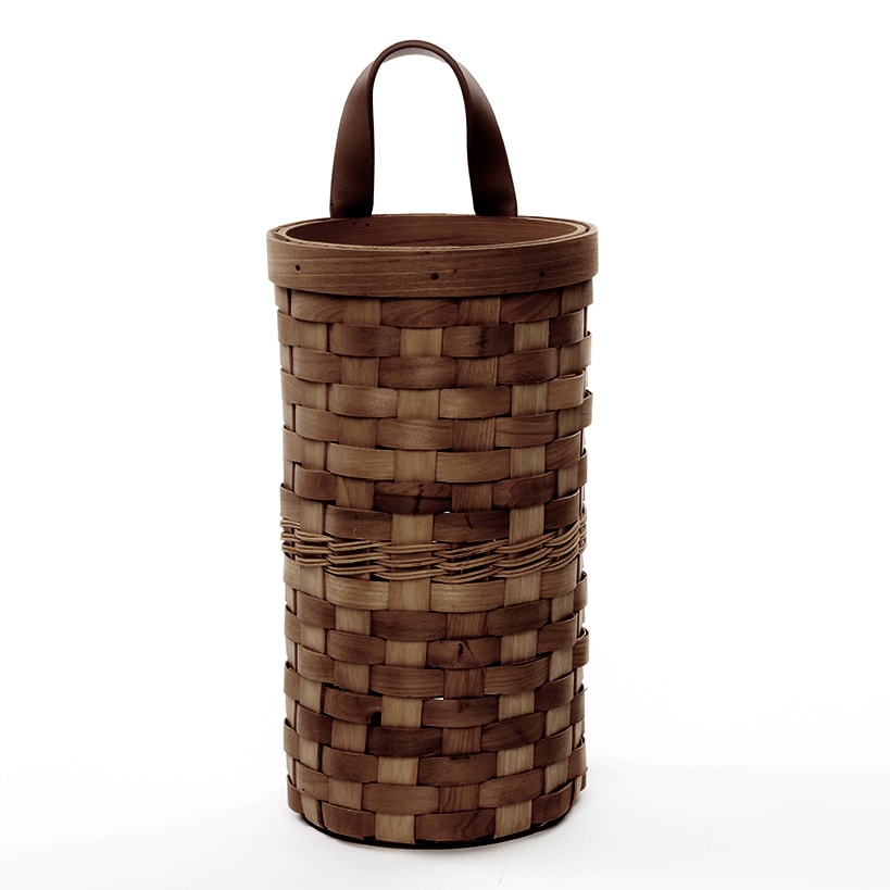 Decorative Grocery Plastic Bag Dispenser - Woven Design#select-item_chocolate