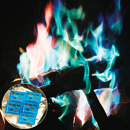 Colorful Fire Colorant For Indoor Outdoor Wood Burning Fire Set Of 5