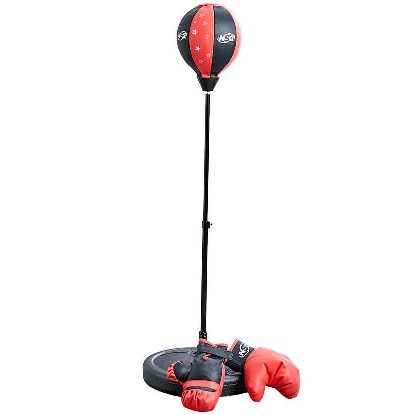 Standing Punching Bag Set for Kids - Adjustable Height and Rebound
