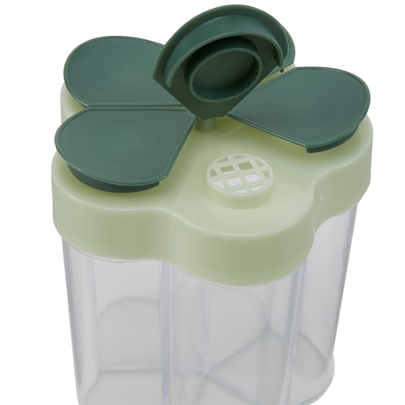 Seasoning Container with 5 Divided Compartments