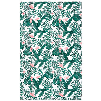 Palm Floral Window Panel 50" x 63" or 50" x 84"