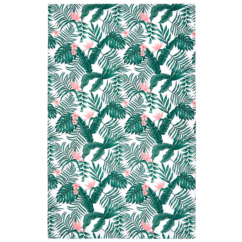 Palm Floral Window Panel 50" x 63" or 50" x 84"#select-size_50"-x-84"
