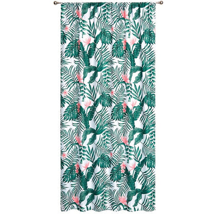 Palm Floral Window Panel 50" x 63" or 50" x 84"